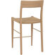 Bondi 39 inch Light Oak Counter Stool